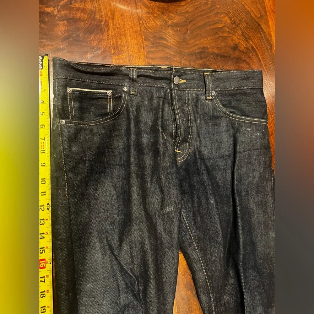 Nudie Jeans Men's Dark Denim Slim Jeans - Picture 3 of 6